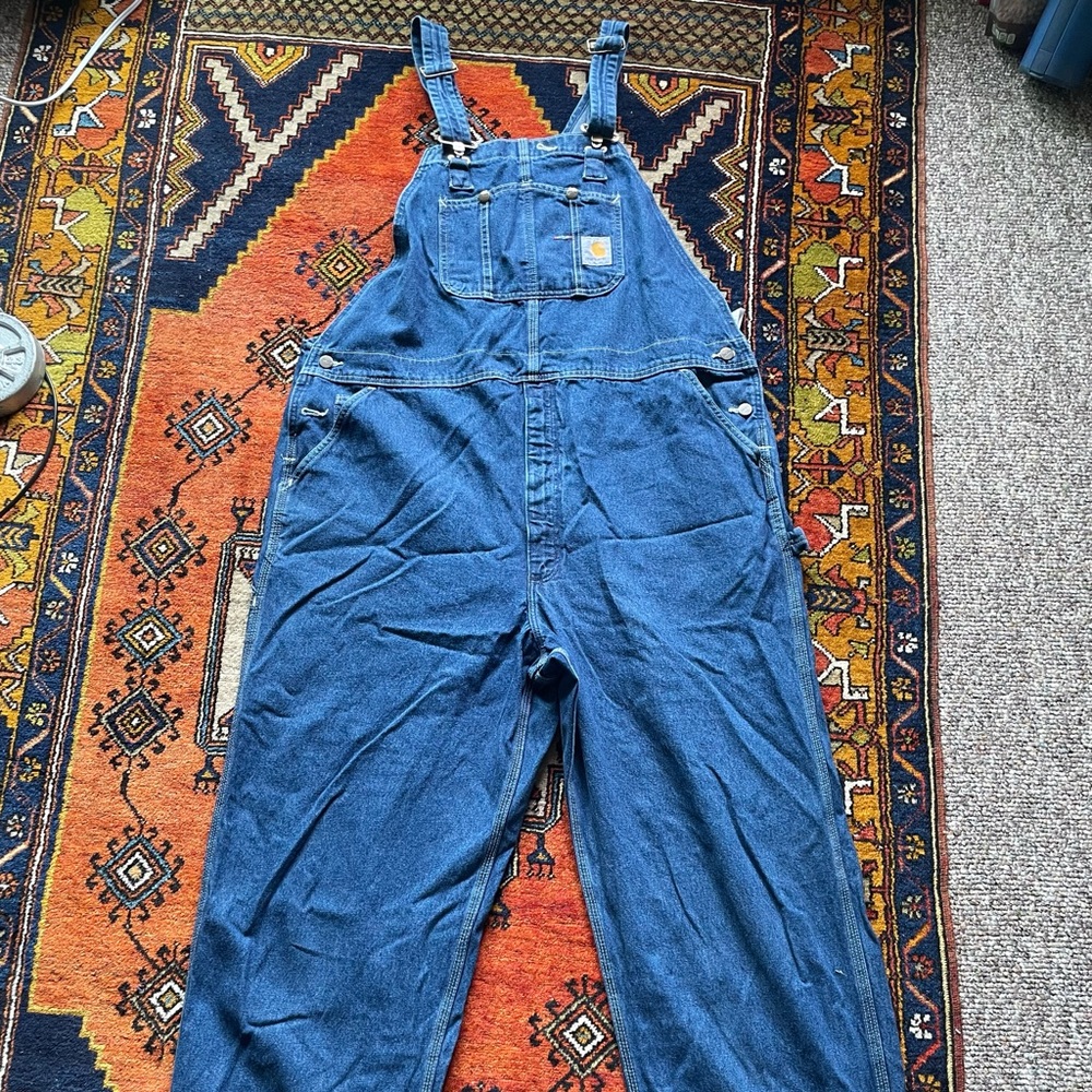 Carhartt Mens Denim Overalls